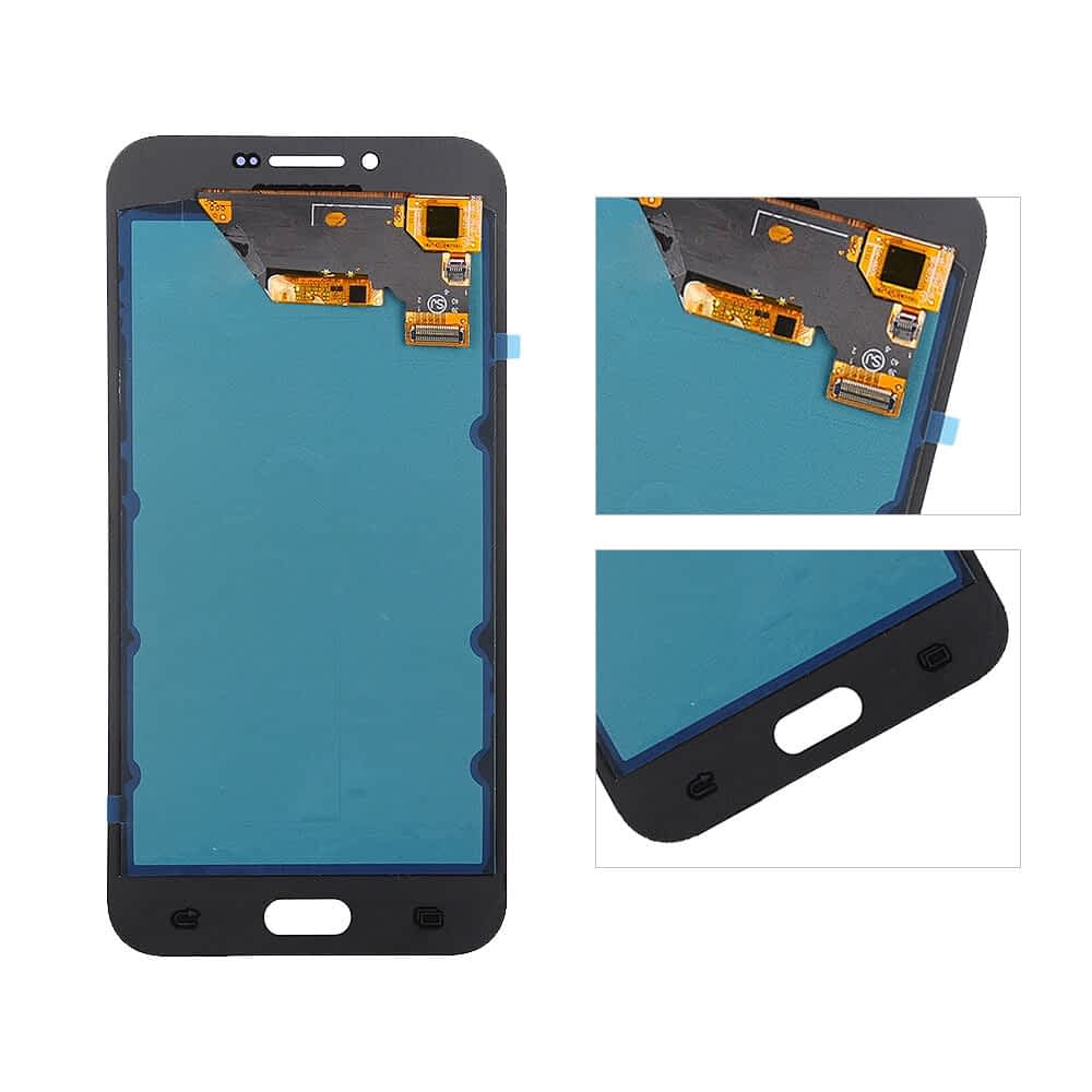 Color : Black for Galaxy A8 Black A810YZ OLED Material DIGNXUEMEI XUEMEI Spare Parts Repair Tool Kit LCD Screen and Digitizer Full Assembly A810F/DS 2016 