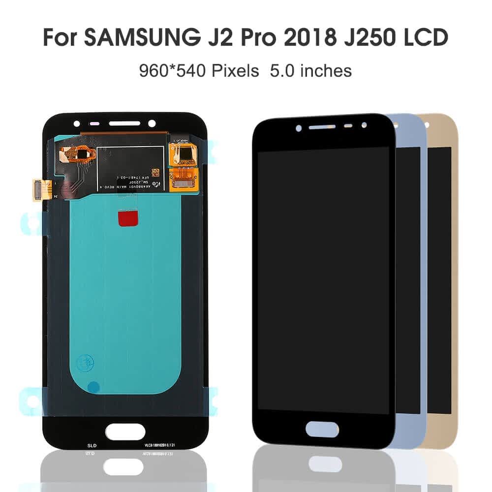 5 0 Super Amoled J250f Lcd For Samsung Galaxy J2 Pro Lcd 18 J250 J250f J250ds Lcd Display Touch Screen Digitizer Assembly Hyranger Business Co Limited